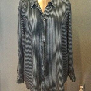 Jane & Delancey Striped Blouse